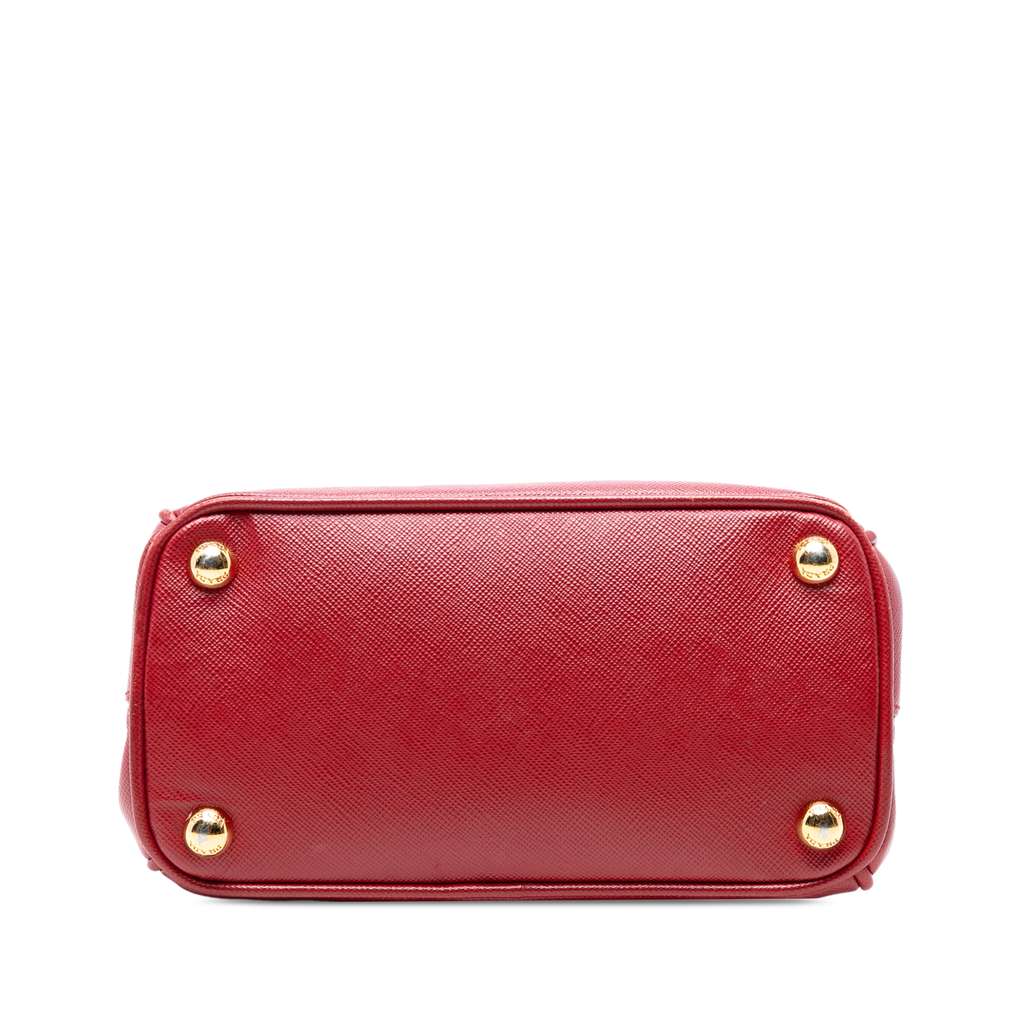 Prada Micro Saffiano Galleria Double Zip Satchel - 3