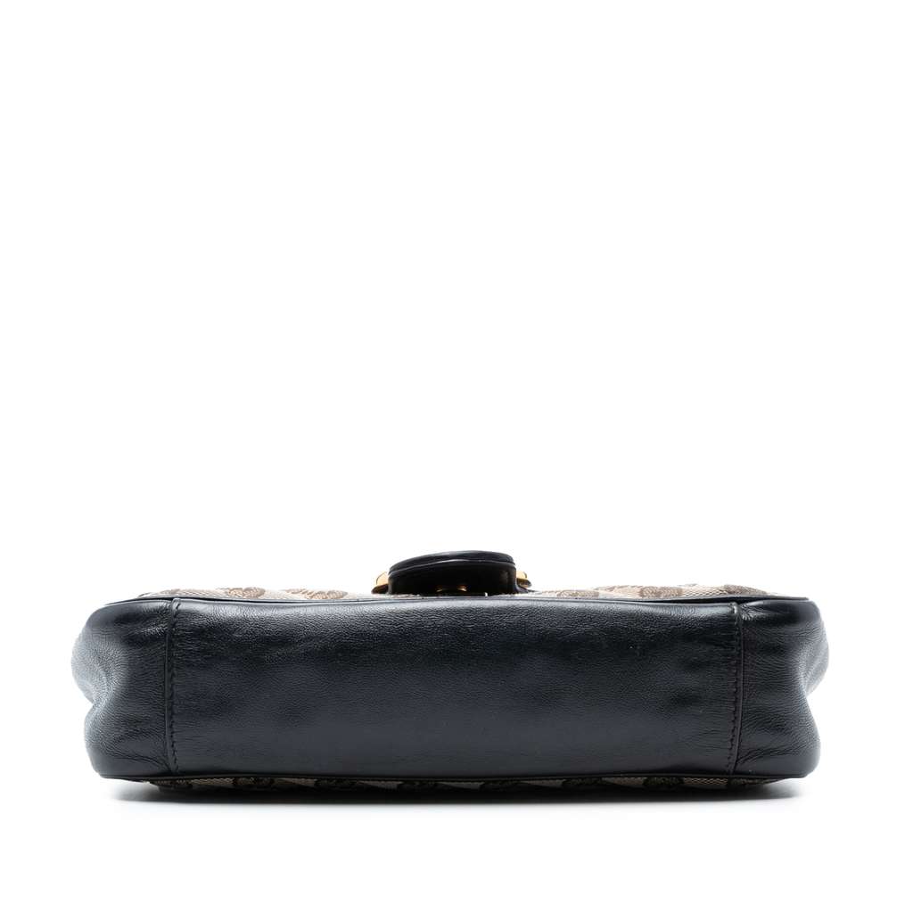 Gucci Medium GG Marmont Matelasse Diagonal GG Canvas Shoulder Bag - 3