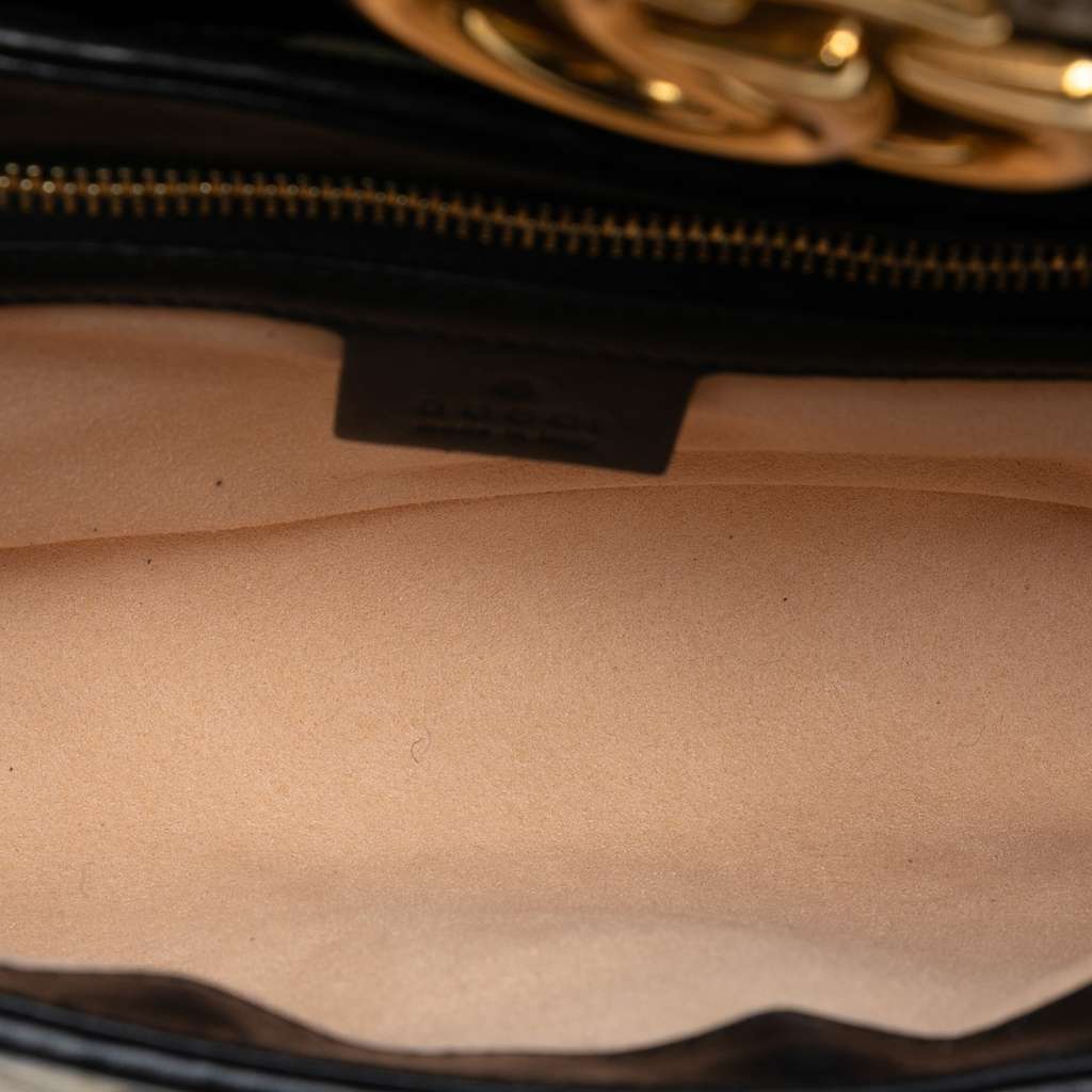 Gucci Medium GG Marmont Matelasse Diagonal GG Canvas Shoulder Bag - 4