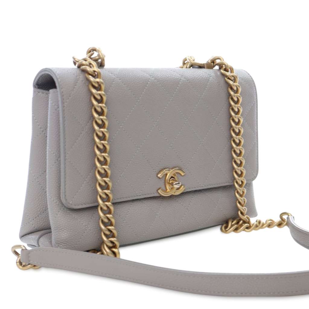 Chanel Medium Stitched Caviar Chic Affinity Top Handle Bag - 2