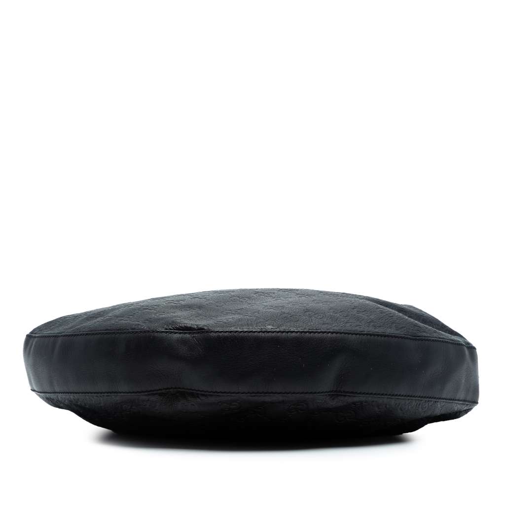 Gucci Guccissima Half Moon Bamboo Ring Hobo - 3