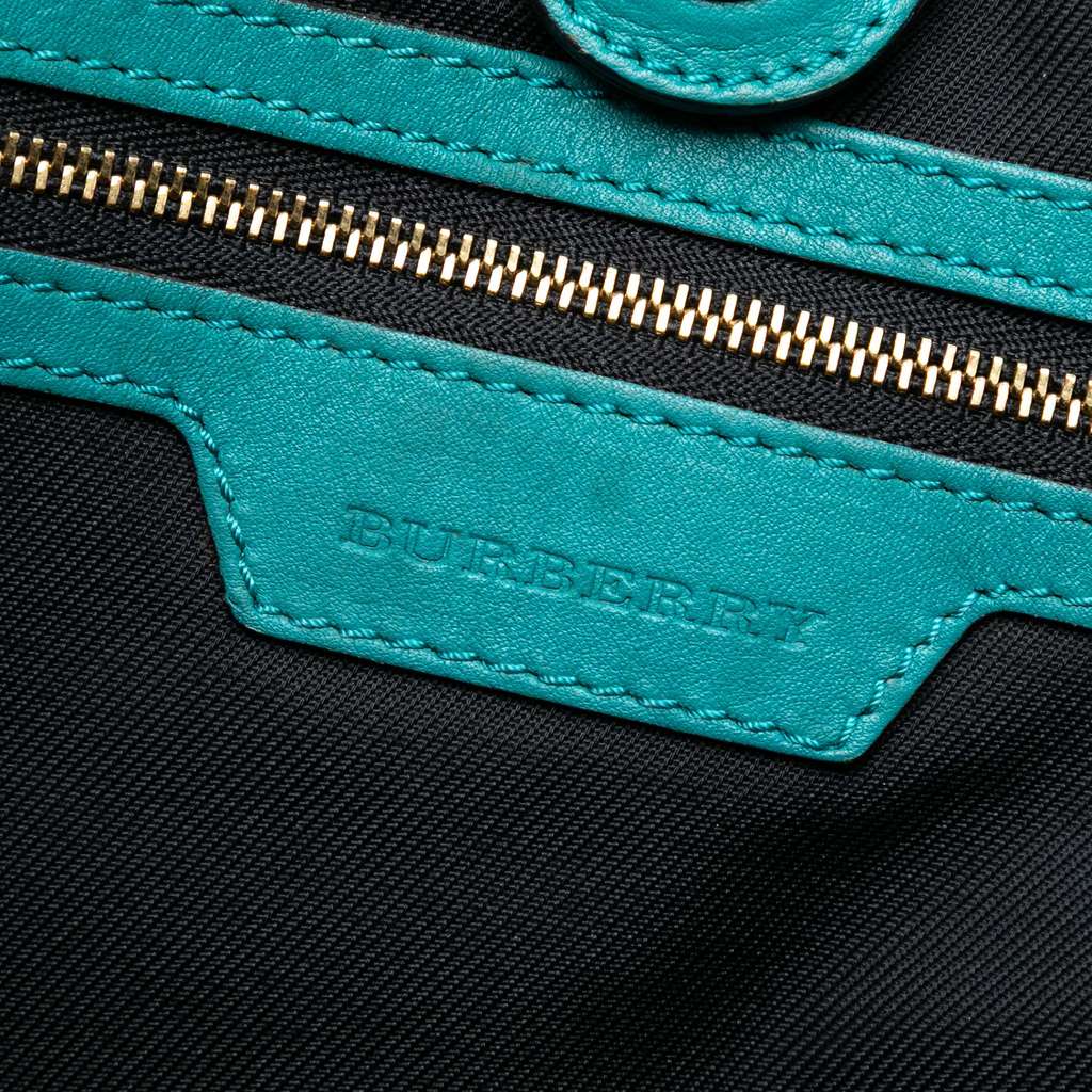 Burberry Small Haymarket Check Canvas and Leather Canterbury Tote - 5