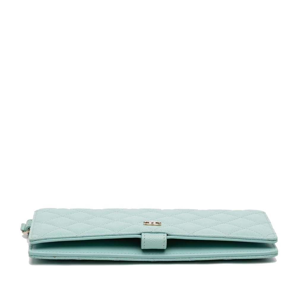 Chanel CC Quilted Caviar Bifold Long Wallet - 3