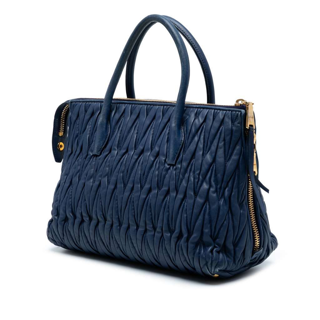 Miu Miu Matelasse Lambskin Satchel - 2