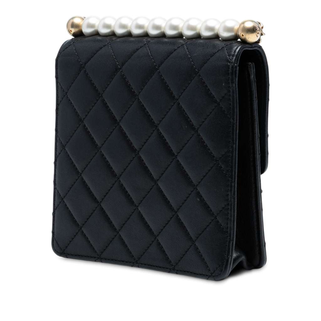 Chanel Small Lambskin Chic Pearls Flap - 2