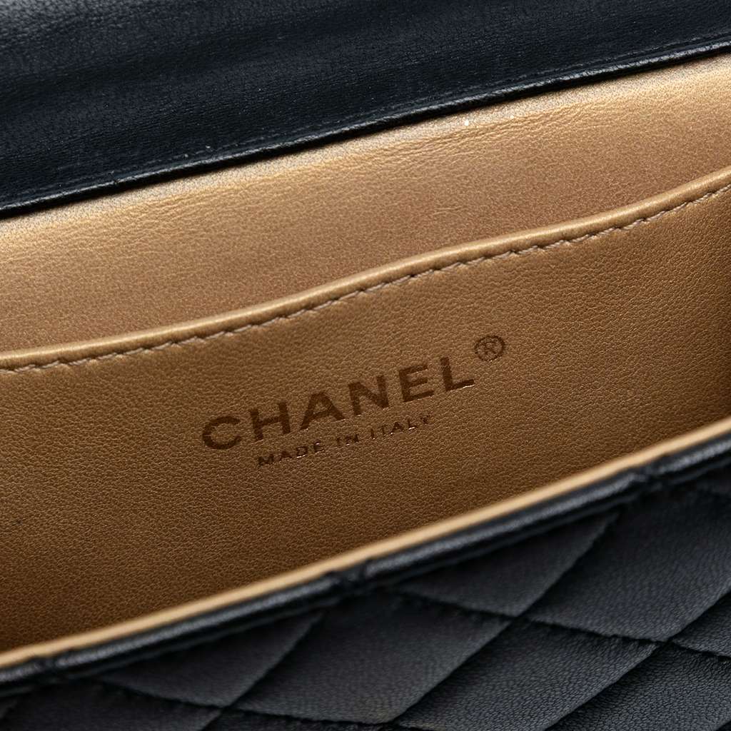 Chanel Small Lambskin Chic Pearls Flap - 5