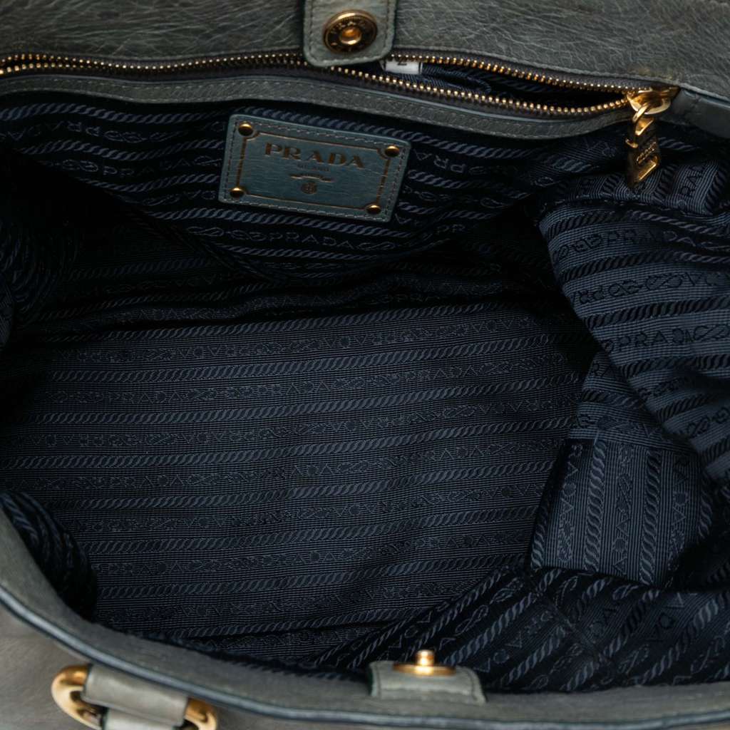 Prada Vitello Shine Satchel - 4