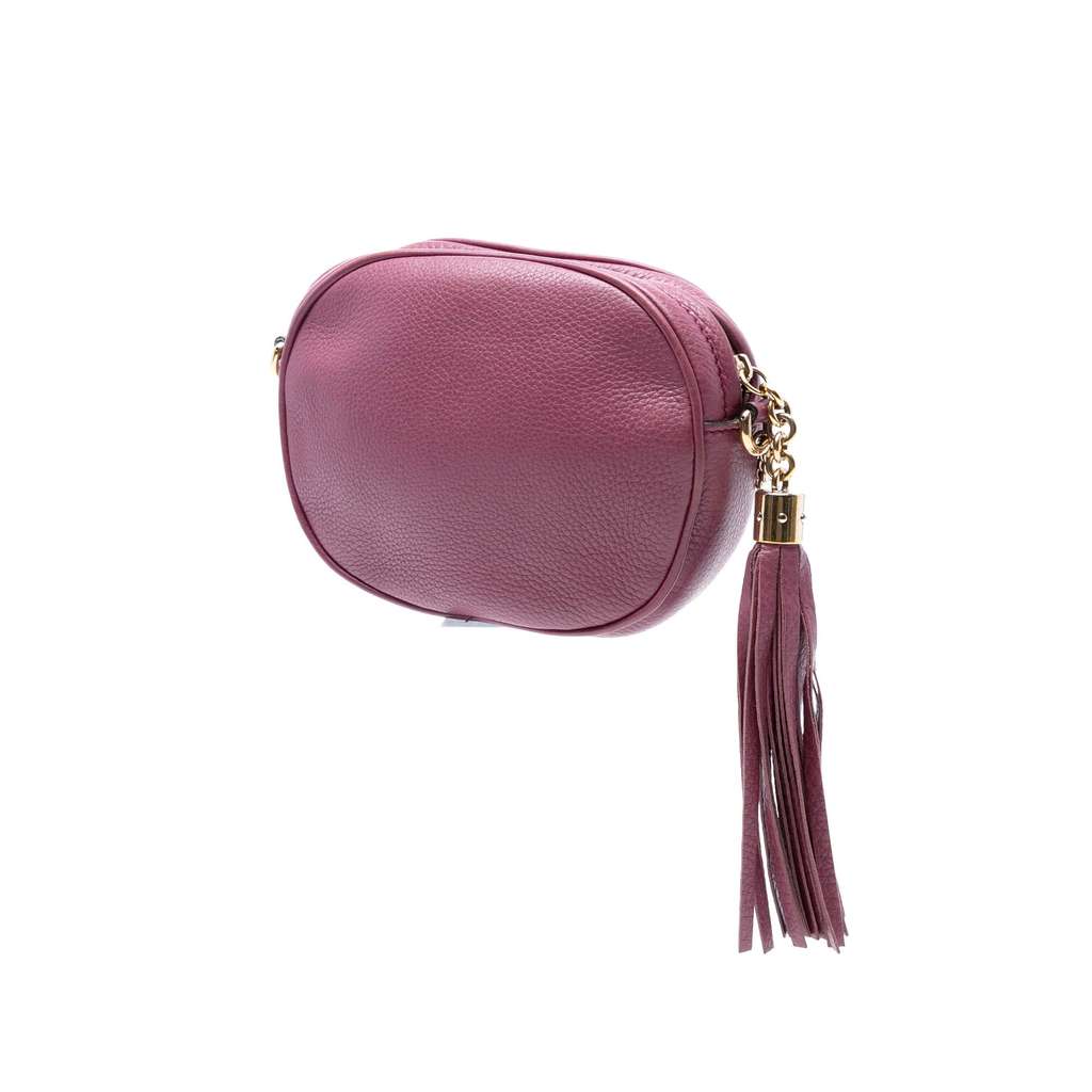 Gucci Mini Pebbled Calfskin Soho Chain Crossbody - 2