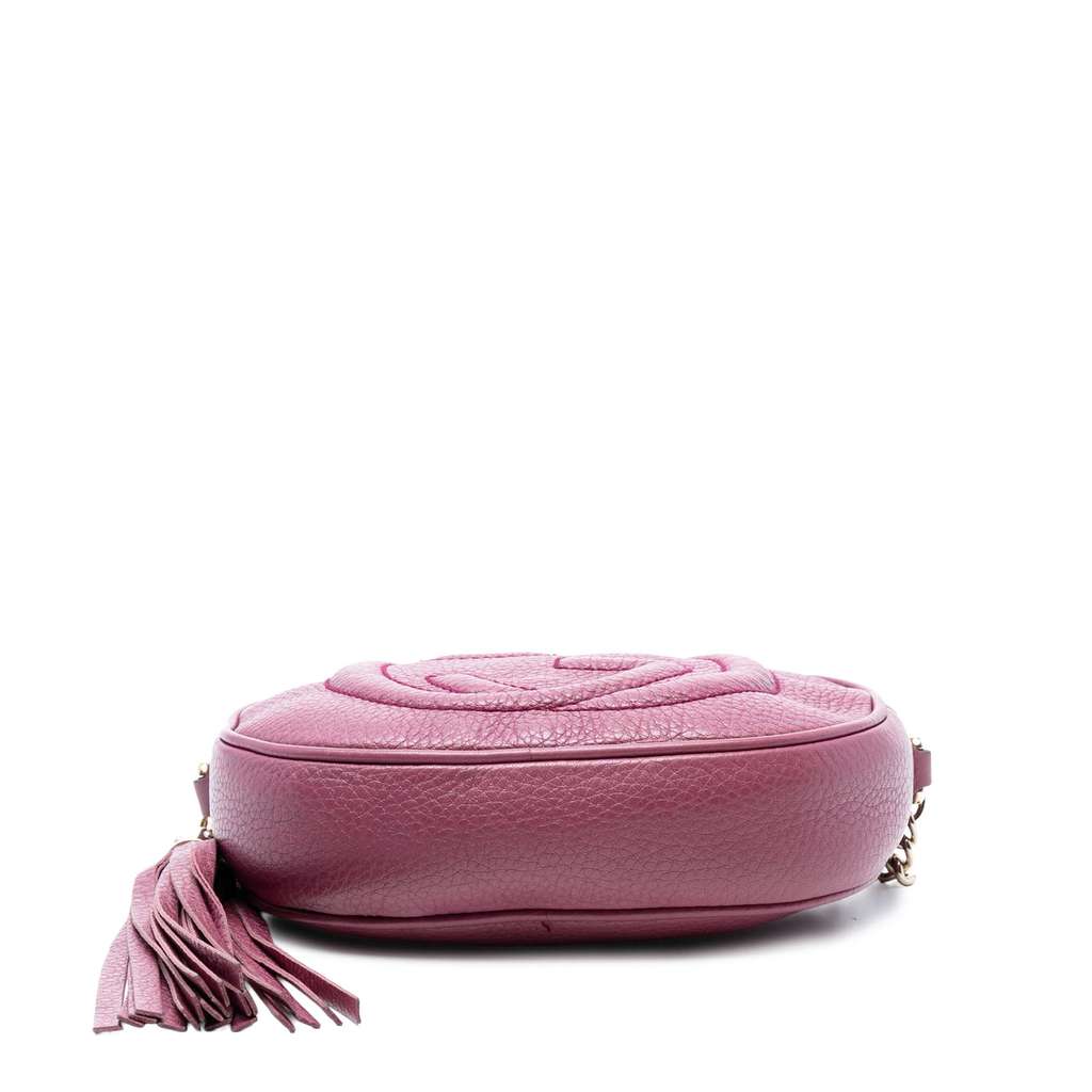 Gucci Mini Pebbled Calfskin Soho Chain Crossbody - 3