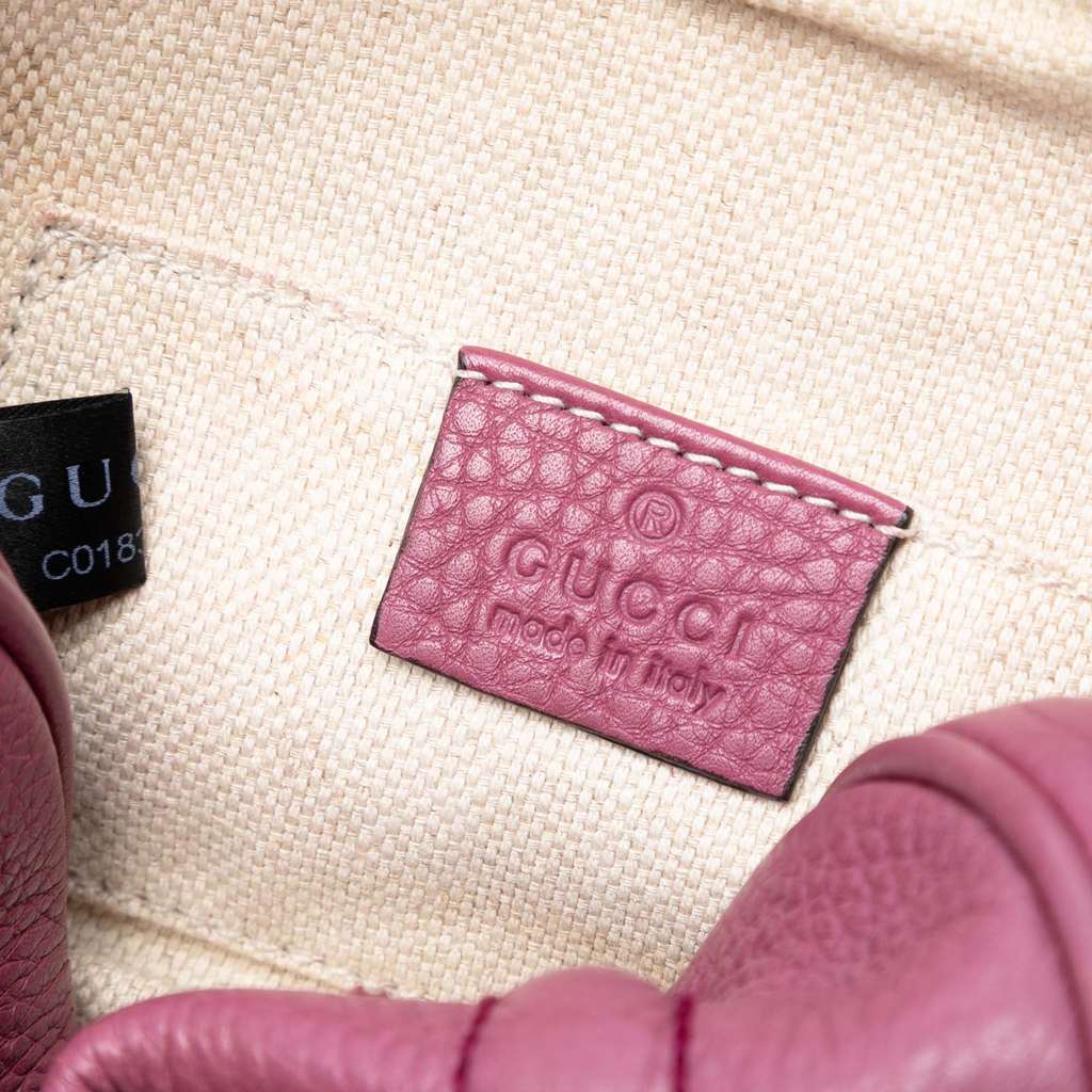 Gucci Mini Pebbled Calfskin Soho Chain Crossbody - 5