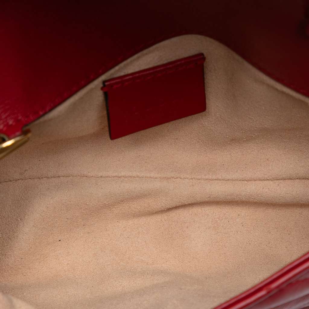 Gucci Mini GG Marmont Matelasse Leather Flap Crossbody - 4