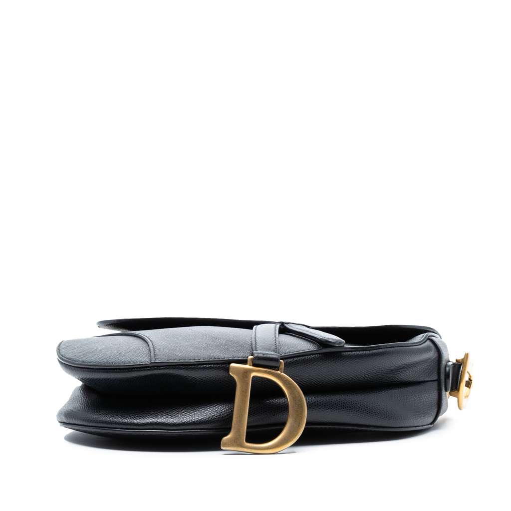 Dior Grained Calfskin Saddle Bag - 3
