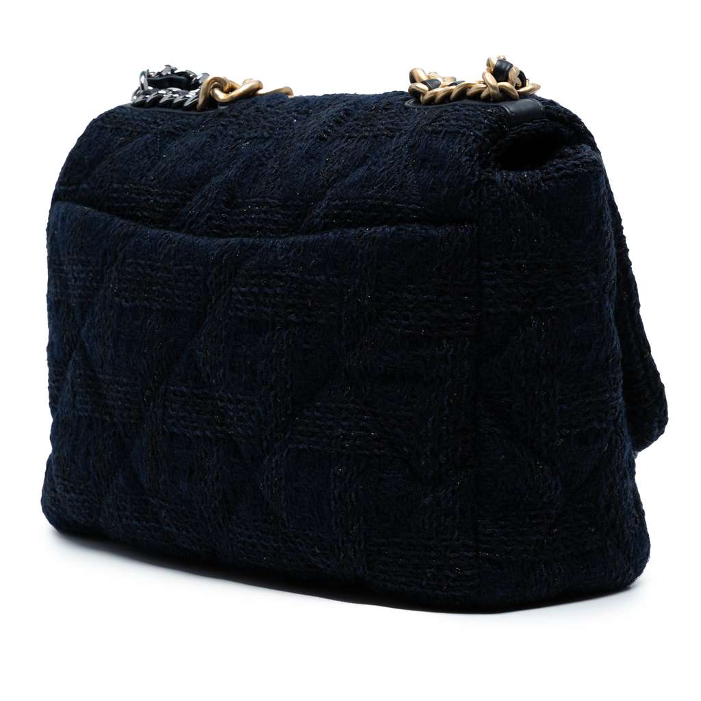 Chanel Maxi Tweed 19 Flap - 2