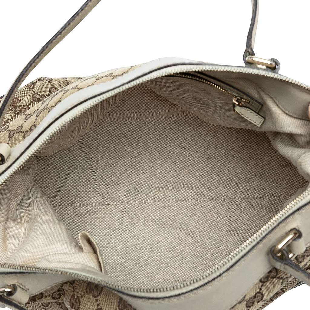 Gucci GG Canvas Web Mayfair Satchel - 4