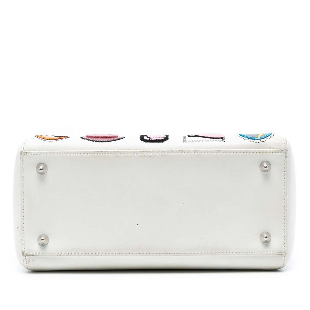 Dior Medium Calfskin Patch Embellished Lady Dior - 3