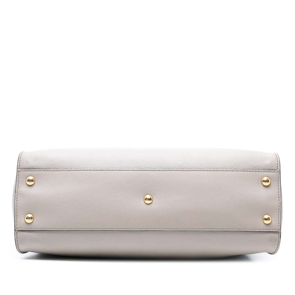 Fendi Medium Leather Peekaboo Iconic Satchel - 3