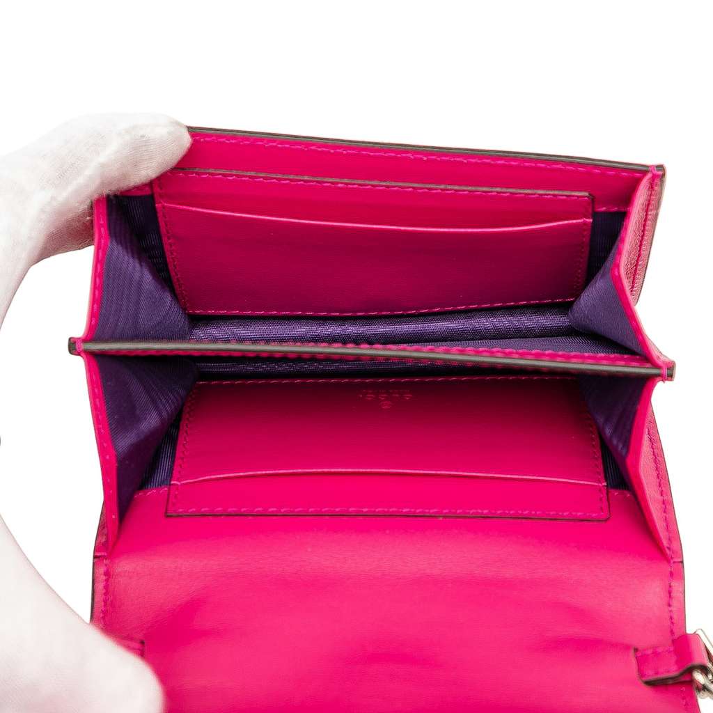 Gucci Mini GG Embossed Leather Satchel - 4