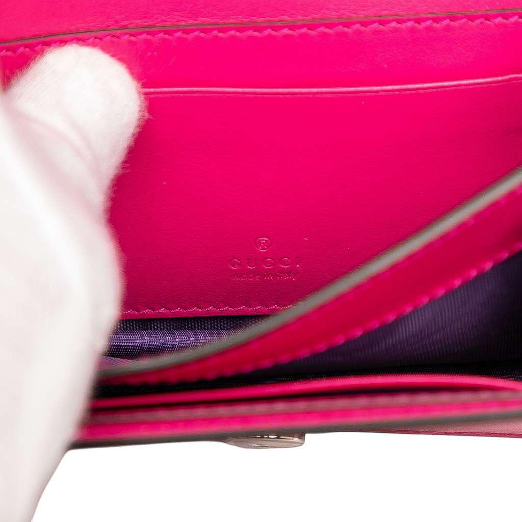 Gucci Mini GG Embossed Leather Satchel - 5