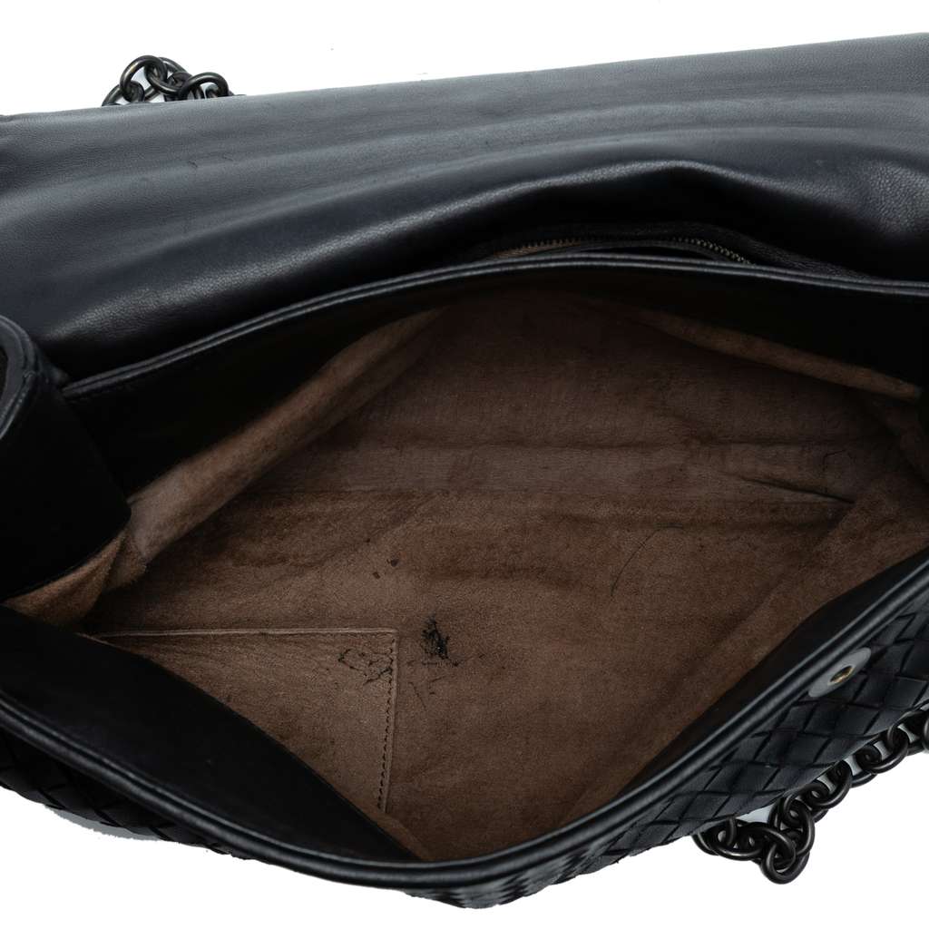 Bottega Veneta Medium Nappa Intrecciato Olimpia Shoulder Bag - 4