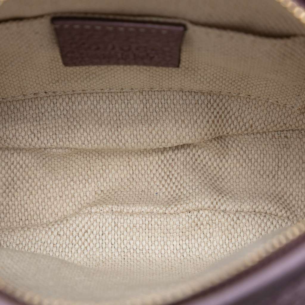 Gucci Mini Metallic Pebbled Calfskin Soho Chain Crossbody - 4