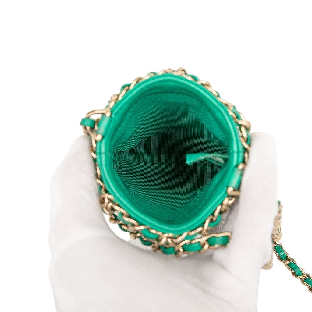 Chanel Lambskin Tech Me Out Clutch With Chain - 4