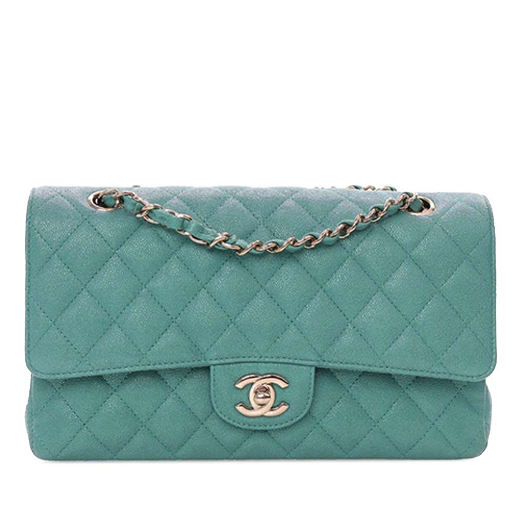 Chanel Medium Classic Iridescent Caviar Double Flap