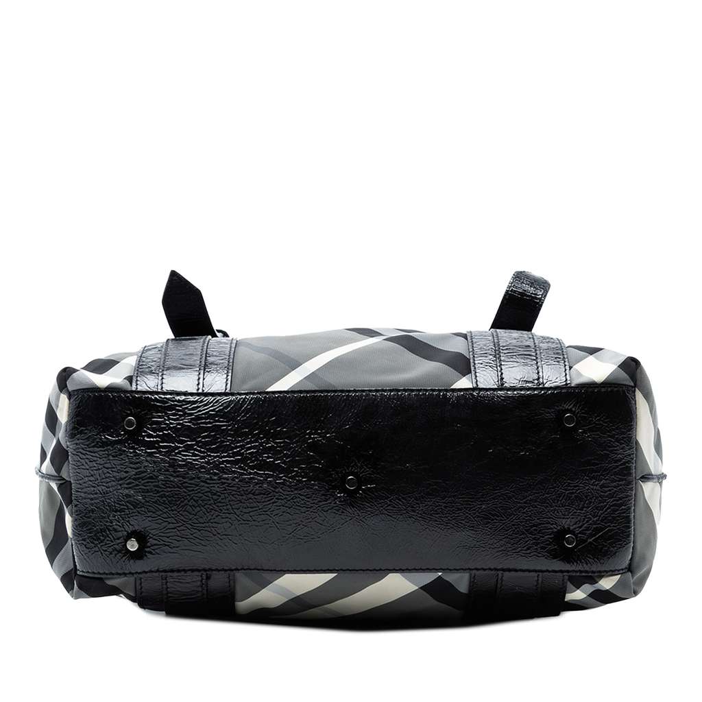 Burberry Medium Beat Check Nylon Victoria Tote - 3