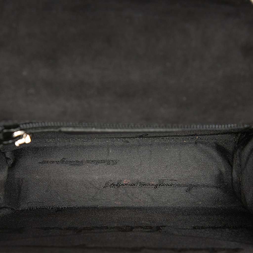 Salvatore Ferragamo Suede Satchel - 4