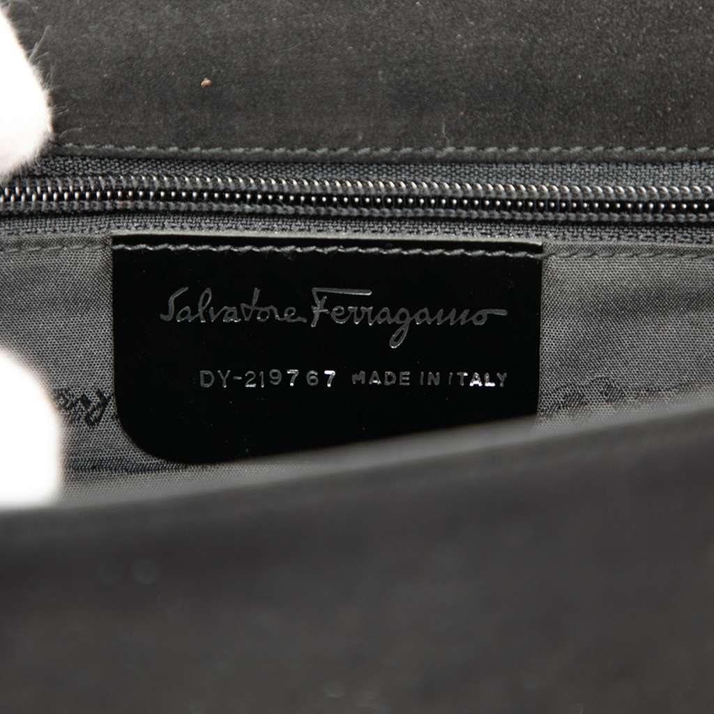 Salvatore Ferragamo Suede Satchel - 5