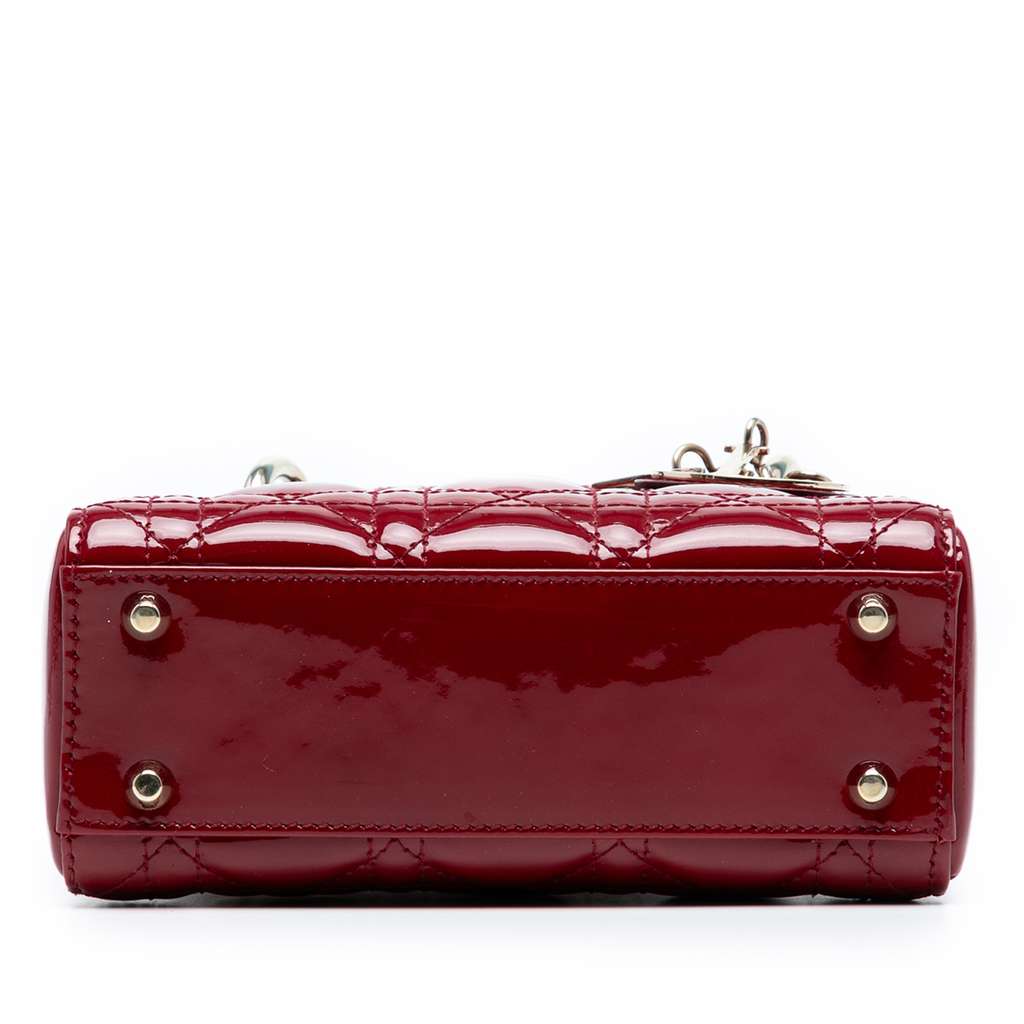 Dior Mini Patent Cannage Lady Dior - 3