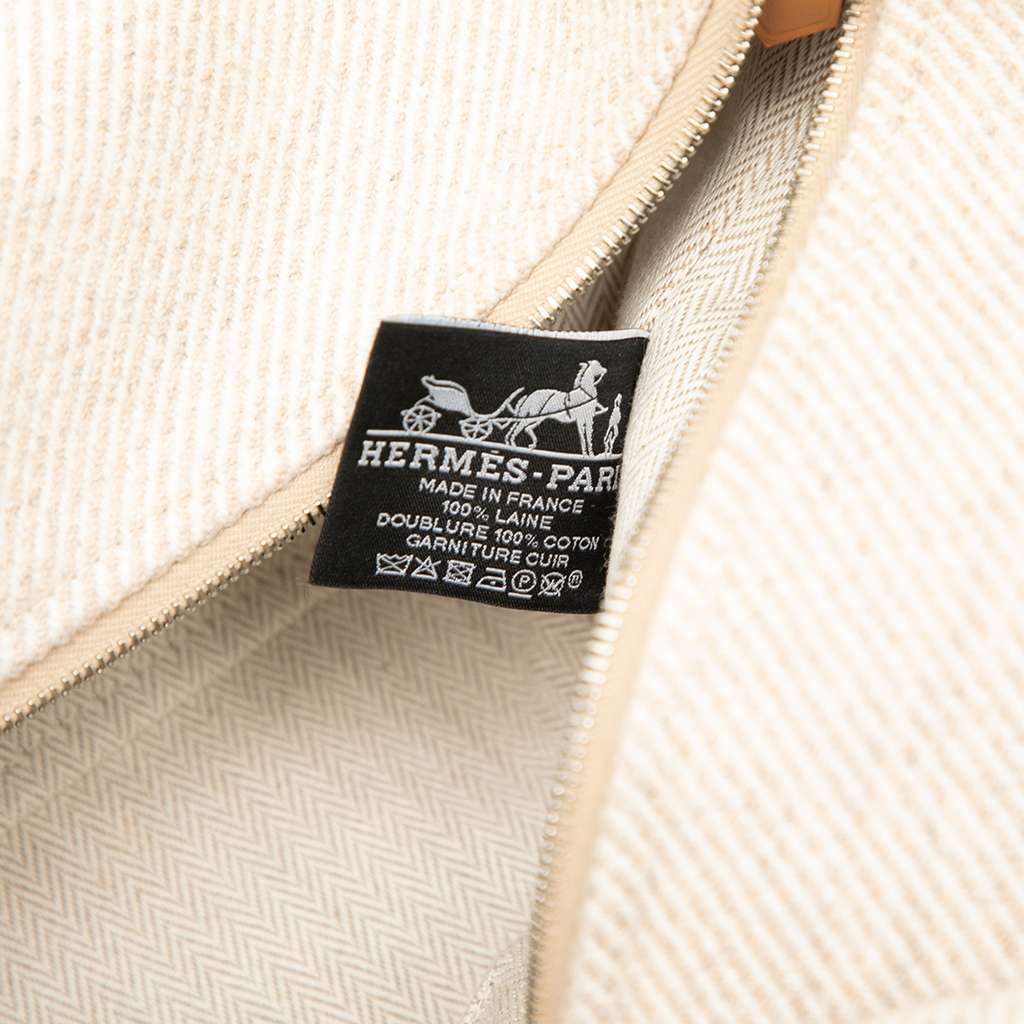 Hermès Large Wool Au Carre Bride A Brac Case - 5