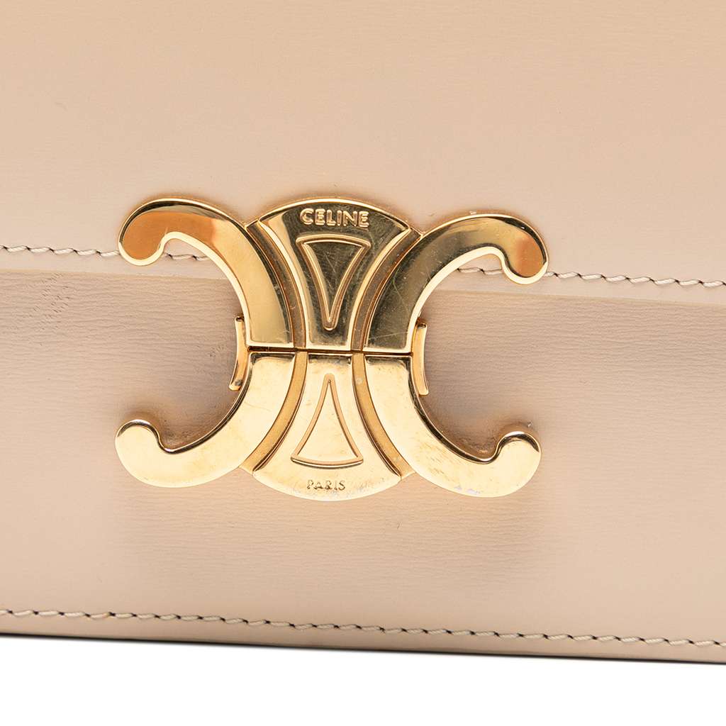 Celine Teen Shiny Calfskin Triomphe Crossbody - 5