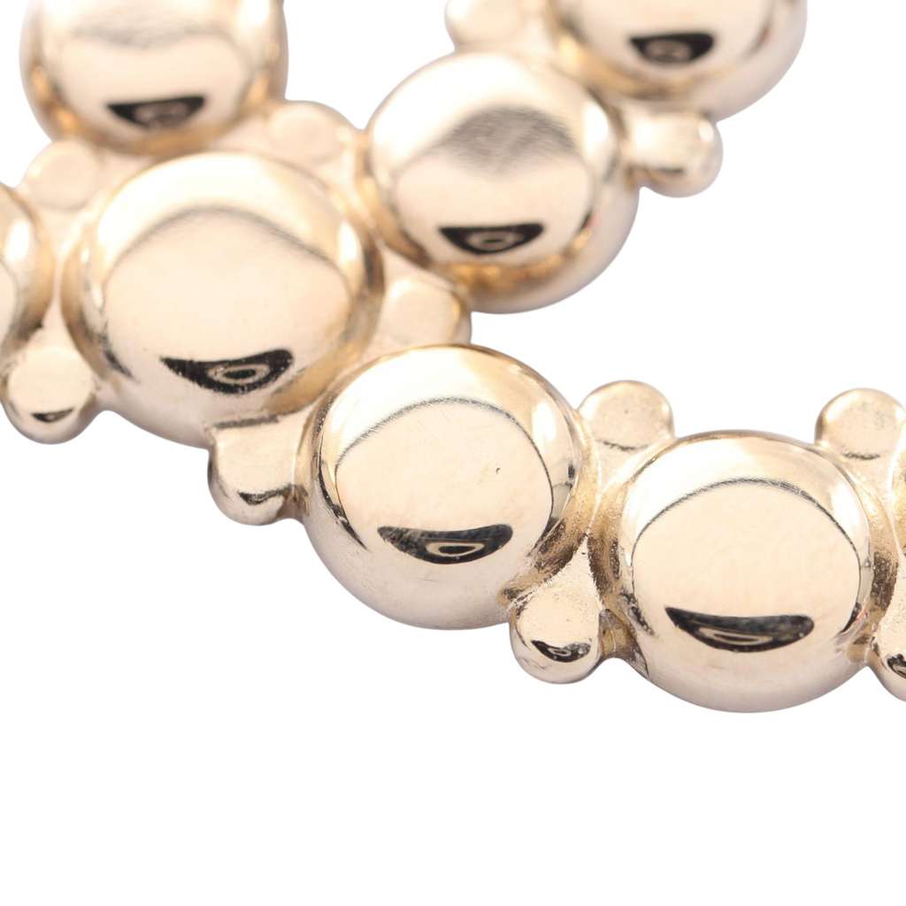 Chanel Gold Plated Faux Pearl CC Rhinestone Pendant Necklace - 4