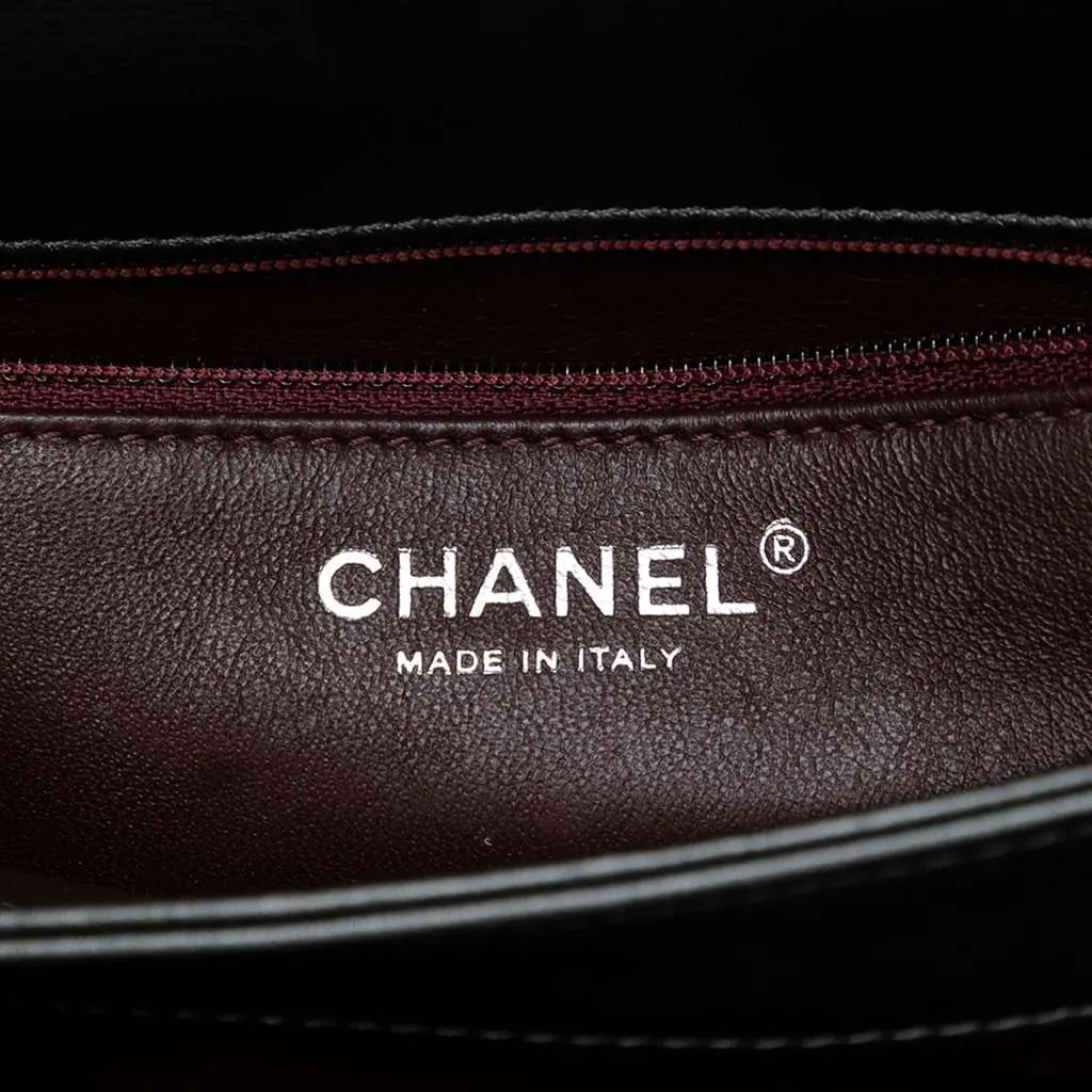 Chanel Quilted Metallic Lambskin Trendy CC Flap Grey Leather Good - Box View