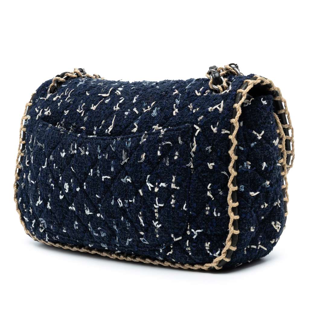 Chanel Quilted Tweed St Tropez Flap - 2
