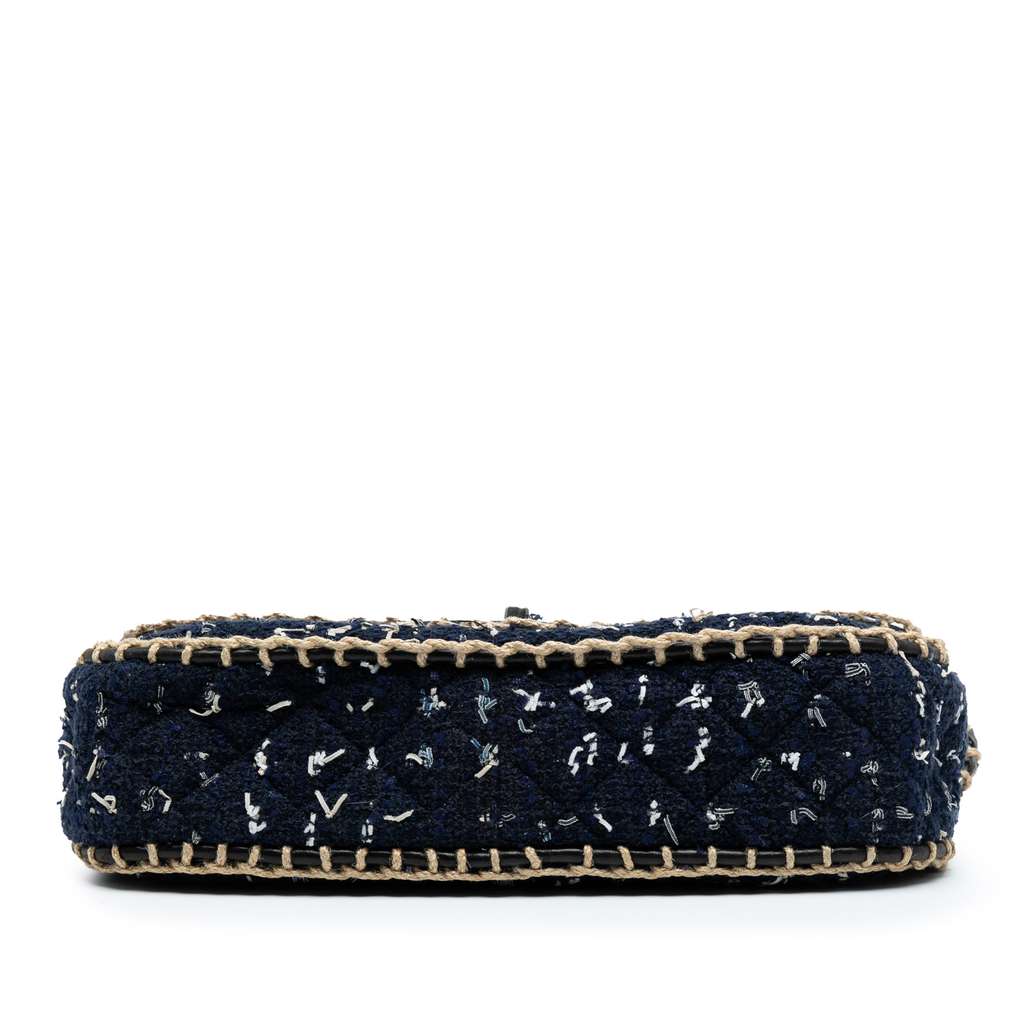 Chanel Quilted Tweed St Tropez Flap - 3