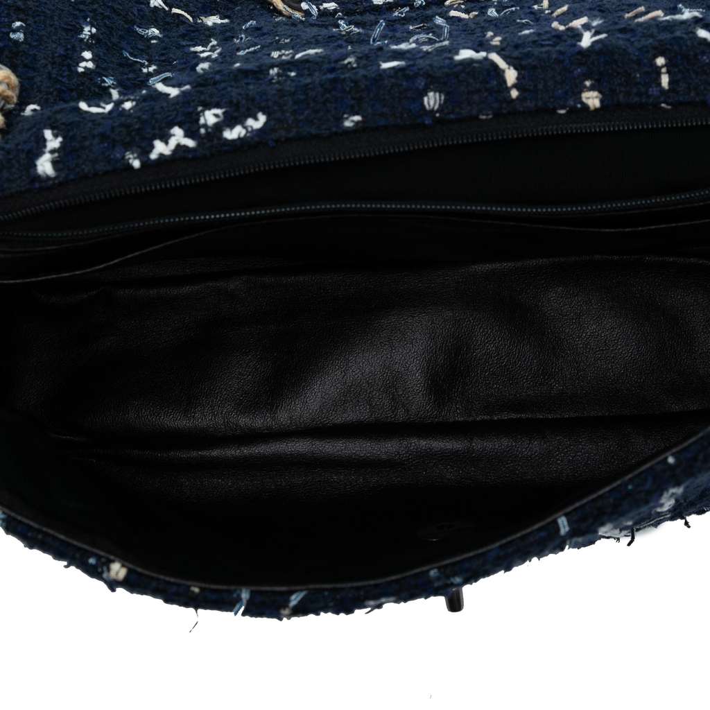 Chanel Quilted Tweed St Tropez Flap - 4