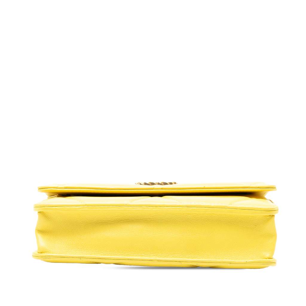 Chanel Quilted Lambskin 19 Wallet on Chain - 3
