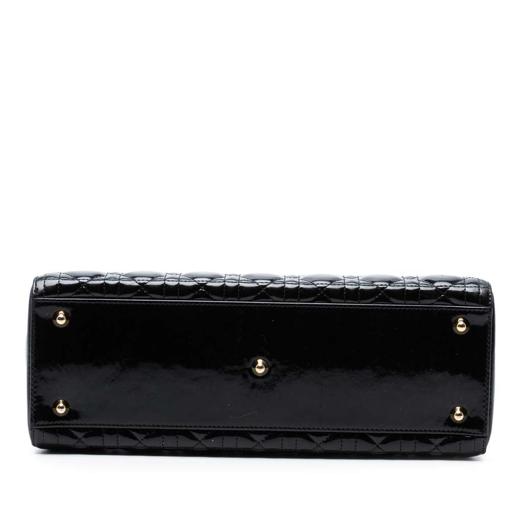 Dior Large Patent Cannage Lady Dior - 3