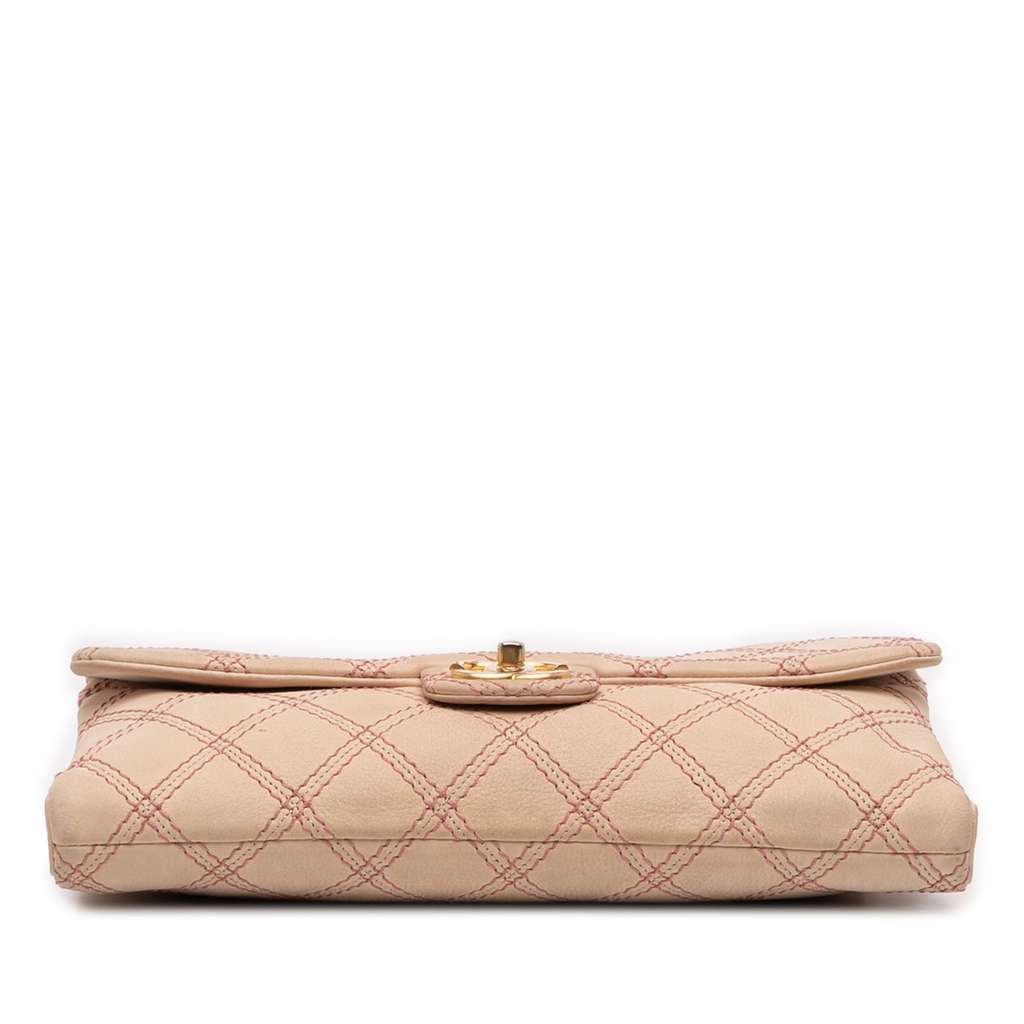 Chanel Jumbo Quilted Calfskin Triple Stitched Flap - 3