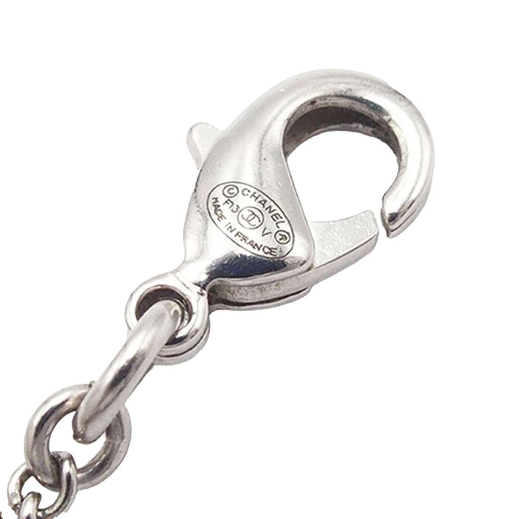 Chanel Rhinestones CC Pendant Necklace - 5