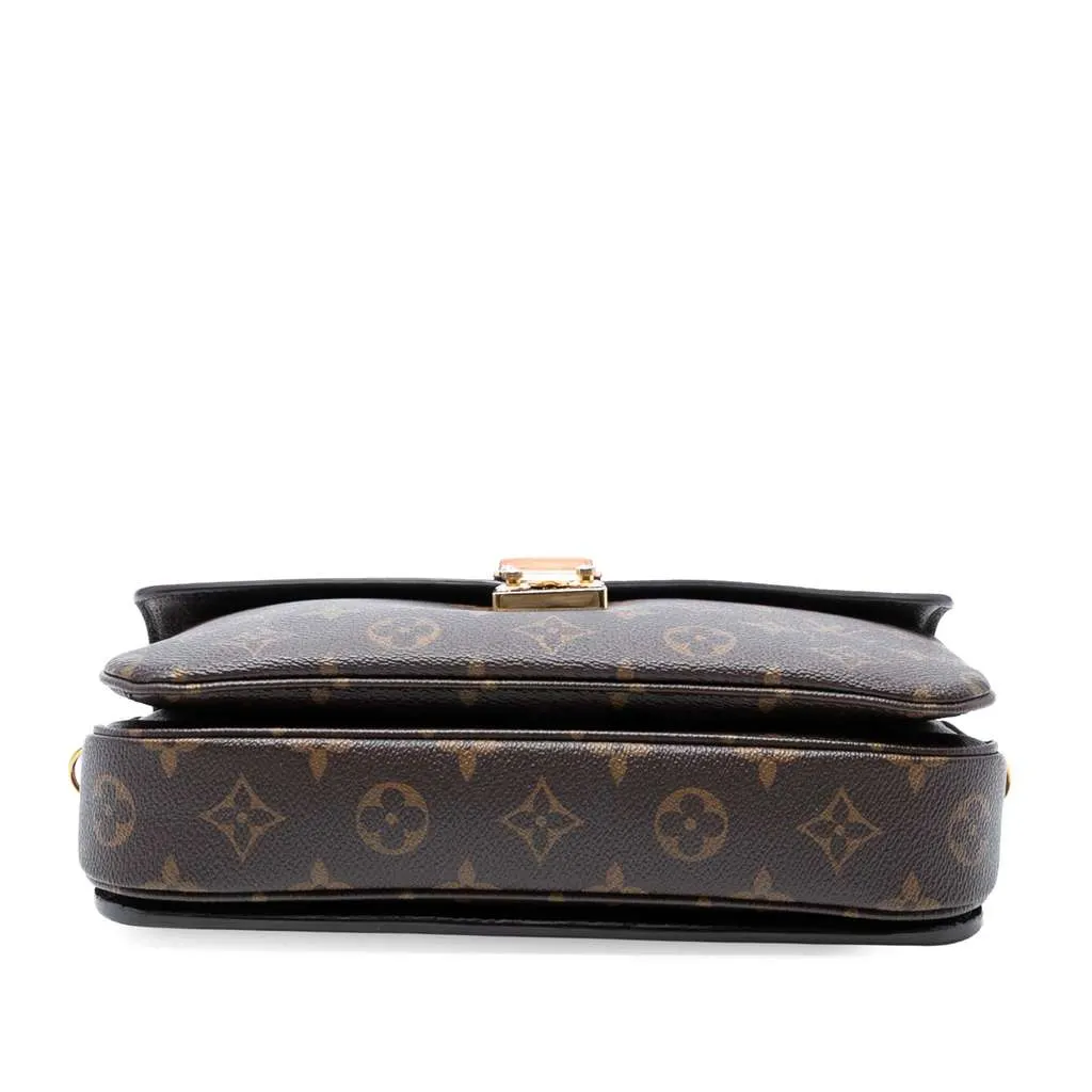 Louis Vuitton Monogram Pochette Metis Brown Good - Inside View