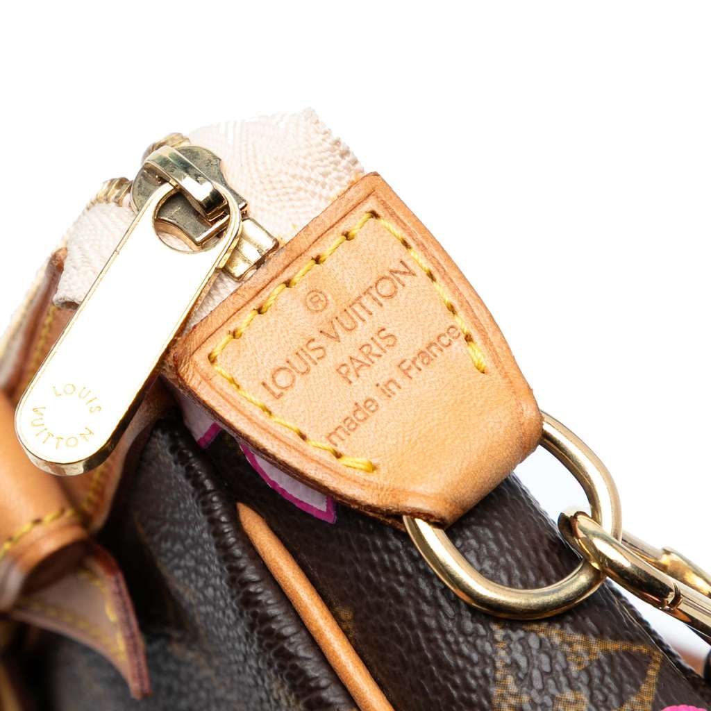 Louis Vuitton Takashi Murakami Monogram Cherry Blossom Pochette Accessoires - 5