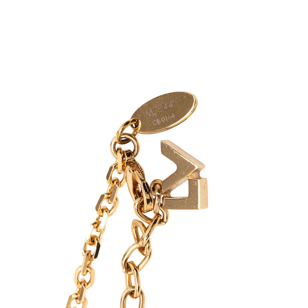 Louis Vuitton Gold Plated Charmy Pearl Necklace - 4