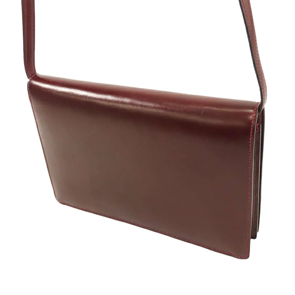 Hermès Box Calf Annie Red Leather Good - Back View