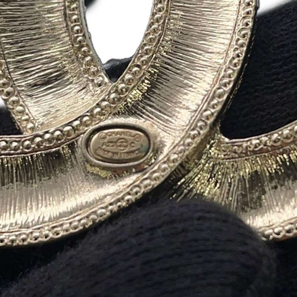 Chanel Gold Plated CC Rhinestone Rainbow Brooch - 5