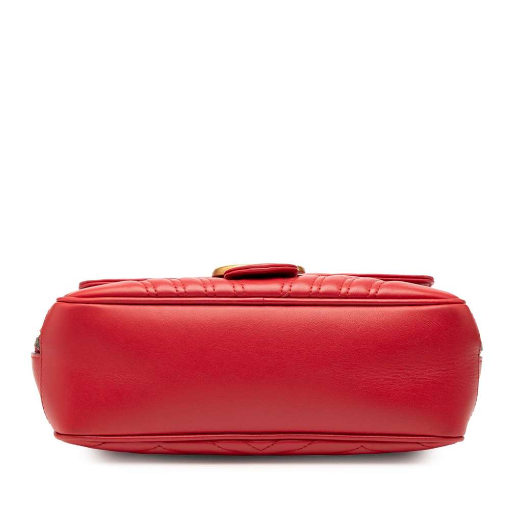 Gucci Small GG Marmont Matelasse Leather Sylvie Top Handle Satchel - 3