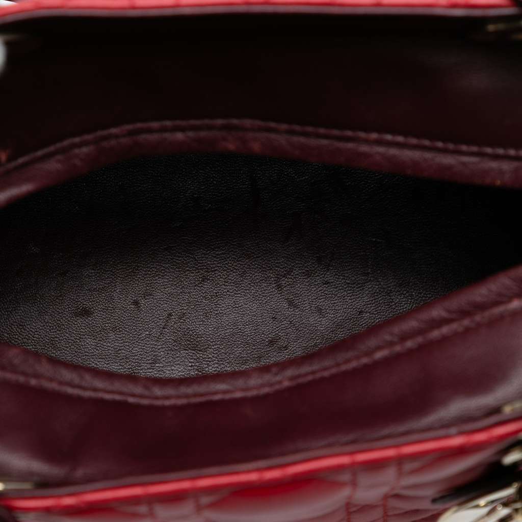 Dior Medium Tricolor Lambskin Cannage Lady Dior - 4