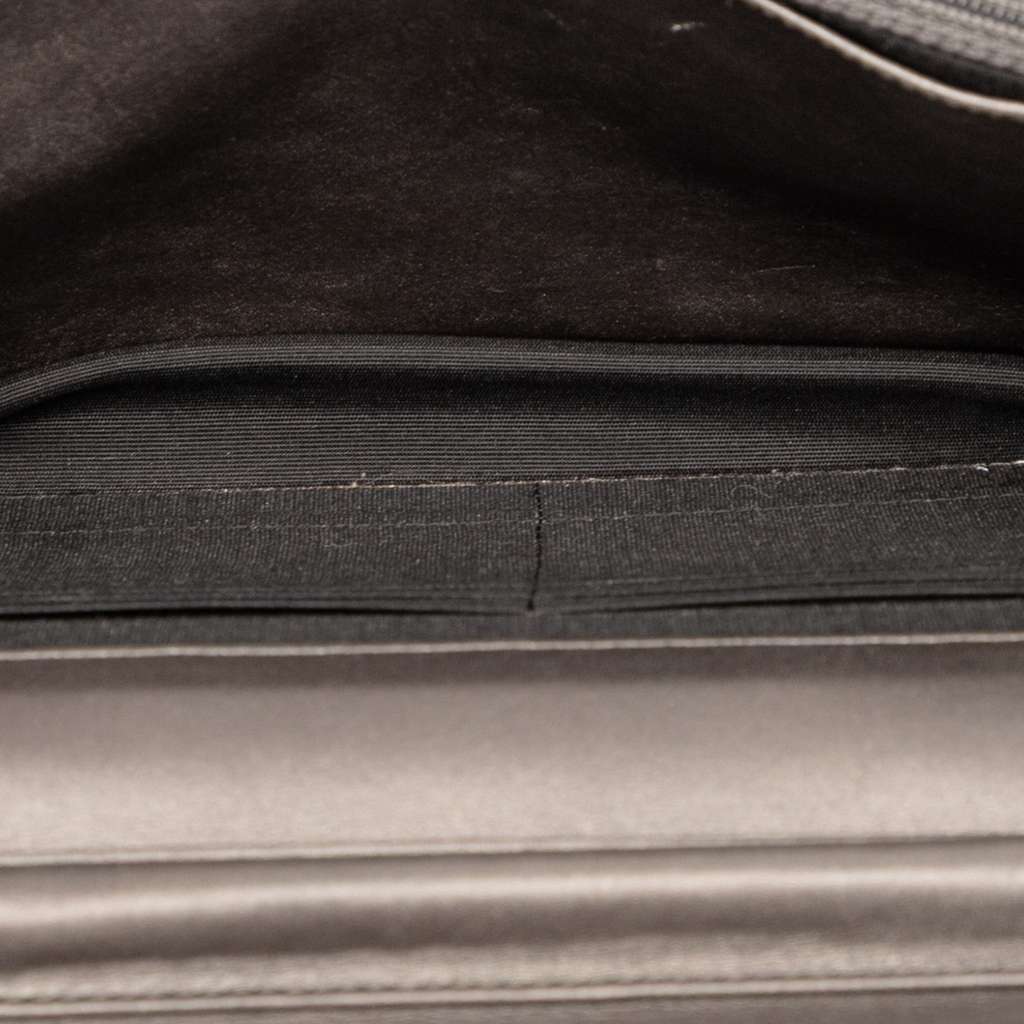 Chanel CC Metallic Caviar Wallet on Chain - 4