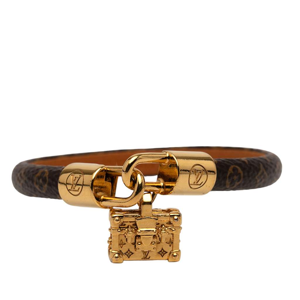Louis Vuitton Monogram Petite Malle Keep It Bracelet